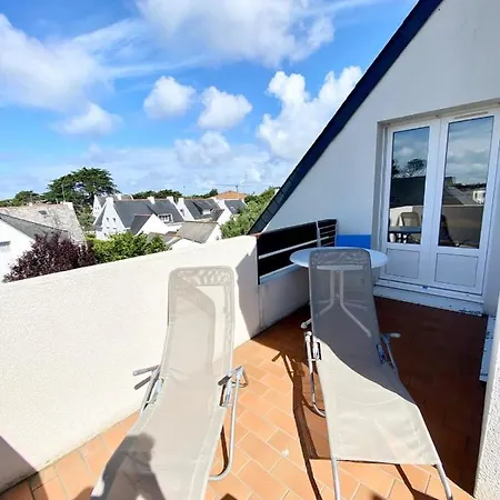 Apartment Charmant T3 Duplex 2 Bord De Mer Terrasse Quiberon